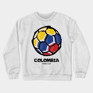 Colombia Football Country Flag Crewneck Sweatshirt